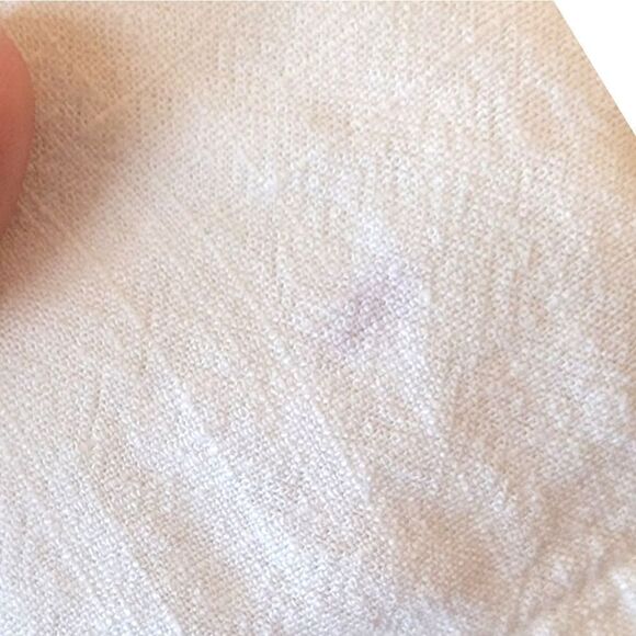 Mable Women's White Linen Blend Flowy Wide Leg Pants Size M - Picture 6 of 6